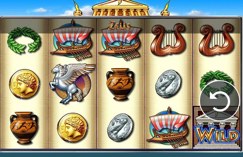 Símbolos, gráficos, sons e animações de Zeus