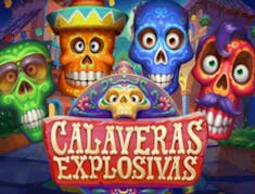Exploding skulls logo